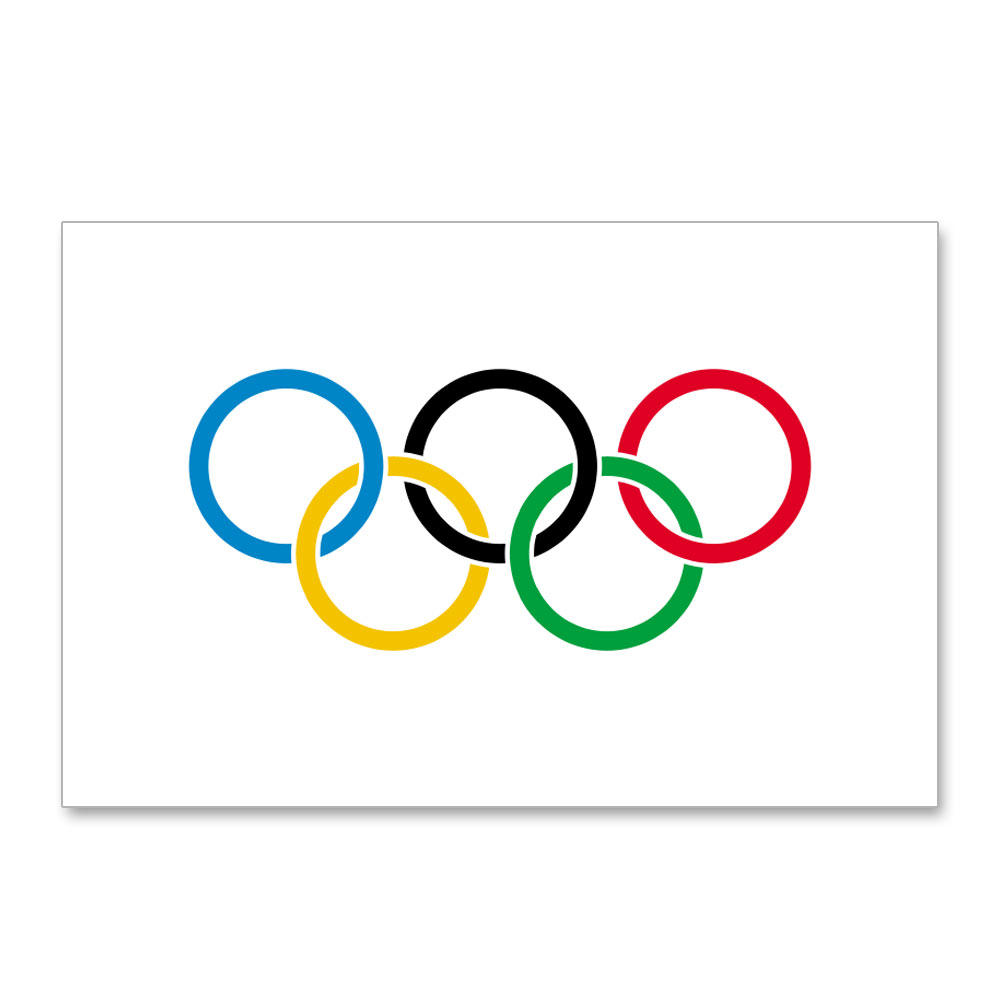 Immagine fotografica per il prodotto Bandiera Cerchi Olimpici